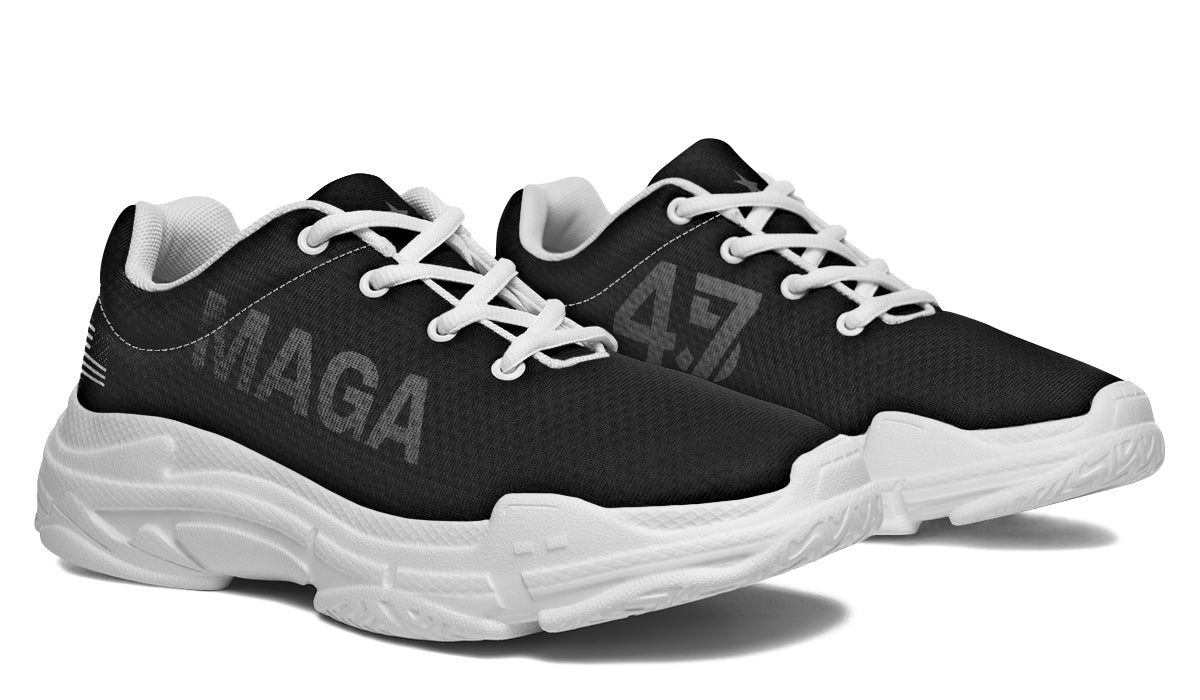 Dark MAGA Chunky Sneakers