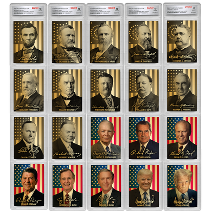 [GOLD EDITION] Republican Presidents Trading Card Collection | Individually Numbered | Only 50 Available | (Buy All 20 for 20% off)