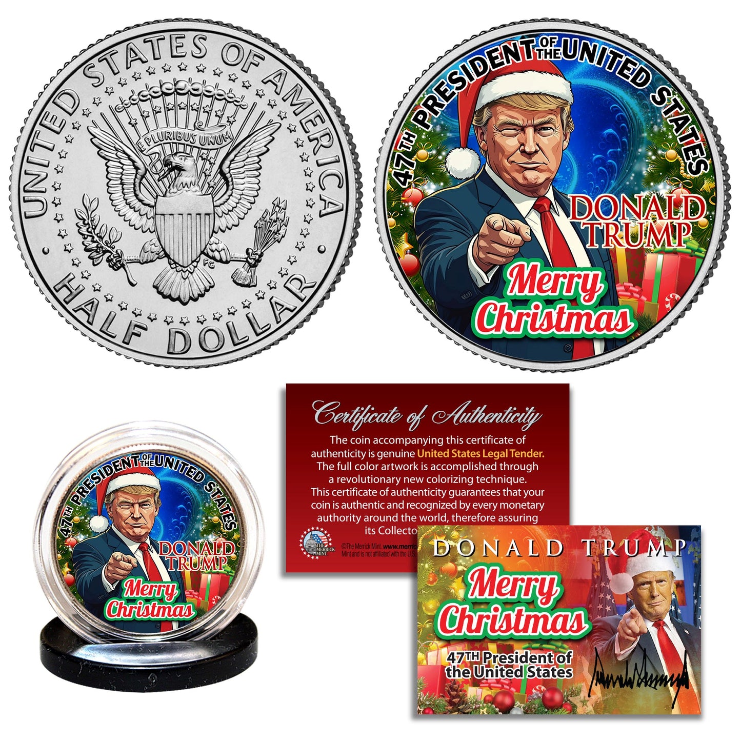 Merry Christmas 2024 - President Trump Coin