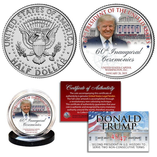 Donald Trump 2nd Term Inauguration - Collectible Half Dollar Coin