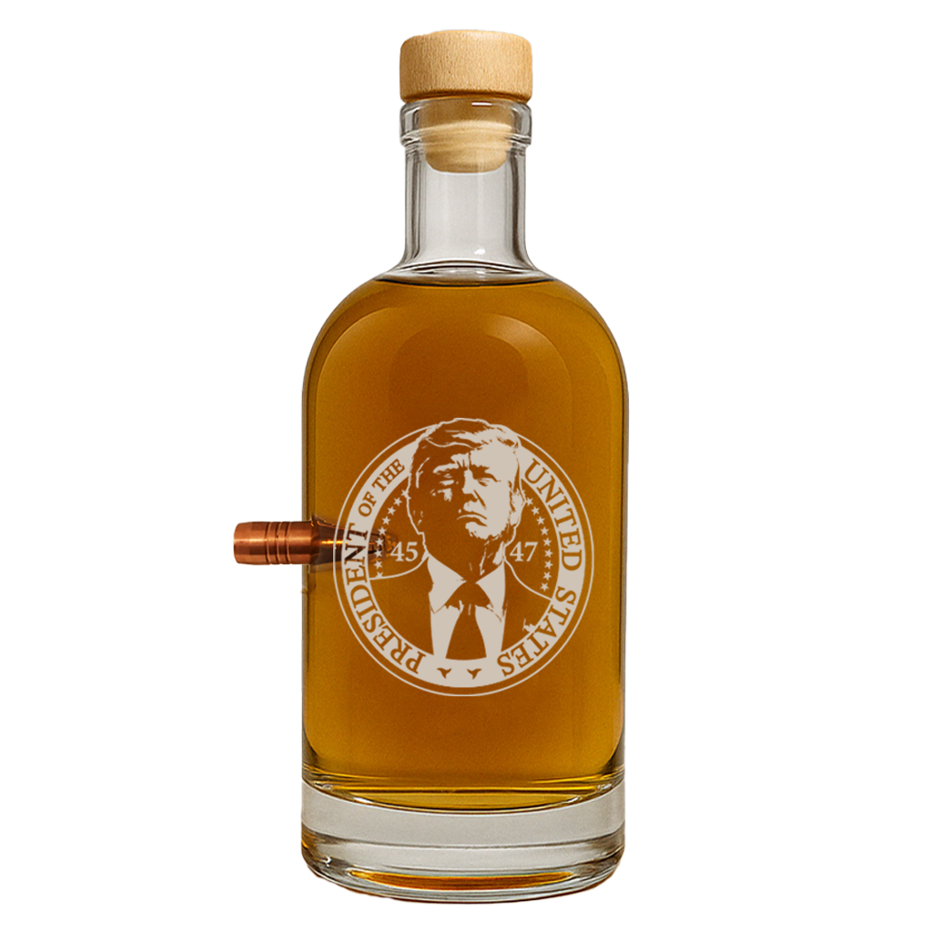 Bulletproof Trump Whiskey Decanter Set