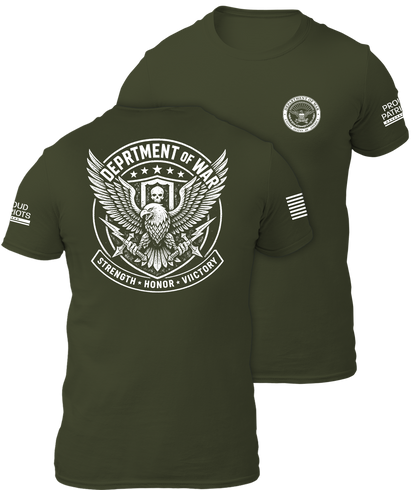 Department Of War Shirt Two Sided