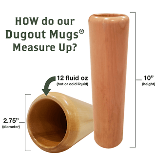 Stars and Stitches Flag Baseball Bat Mug | Dugout Mug® Collective