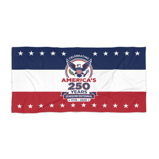 America's 250 Years Semiquincentennial Beach Towel