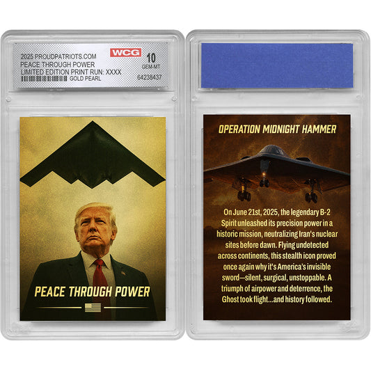 GOLD Operation Midnight Hammer Collectible Trading Card (Only 100 Available)