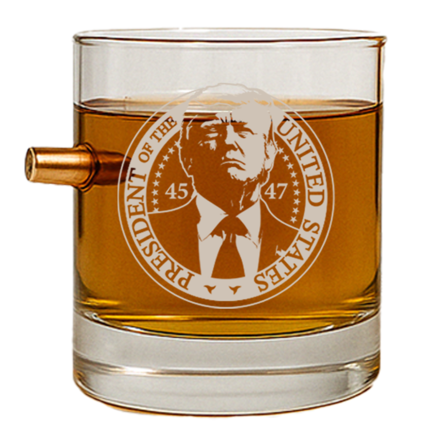 Bulletproof Trump Whiskey Decanter Set