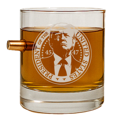 Bulletproof Trump Whiskey Decanter Set