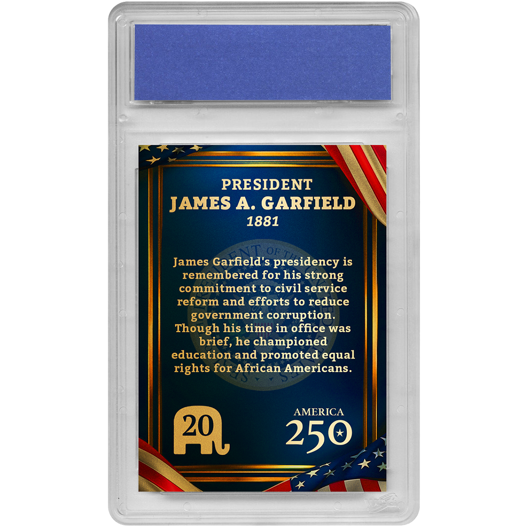 [GOLD EDITION] Republican Presidents Trading Card Collection | Individually Numbered | Only 50 Available | (Buy All 20 for 20% off)