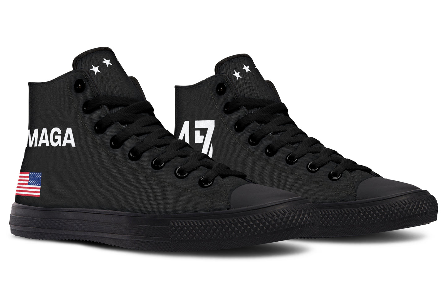 Black MAGA Hightops