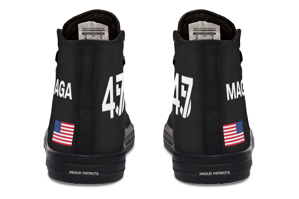 Black MAGA Hightops