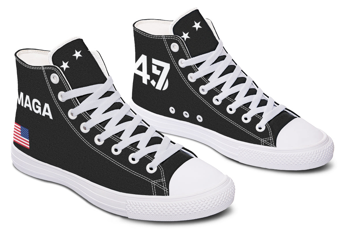 Black MAGA Hightops