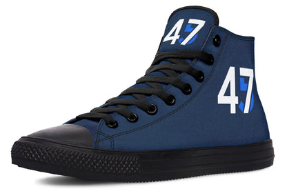 Blue 45-47 MAGA Hightops