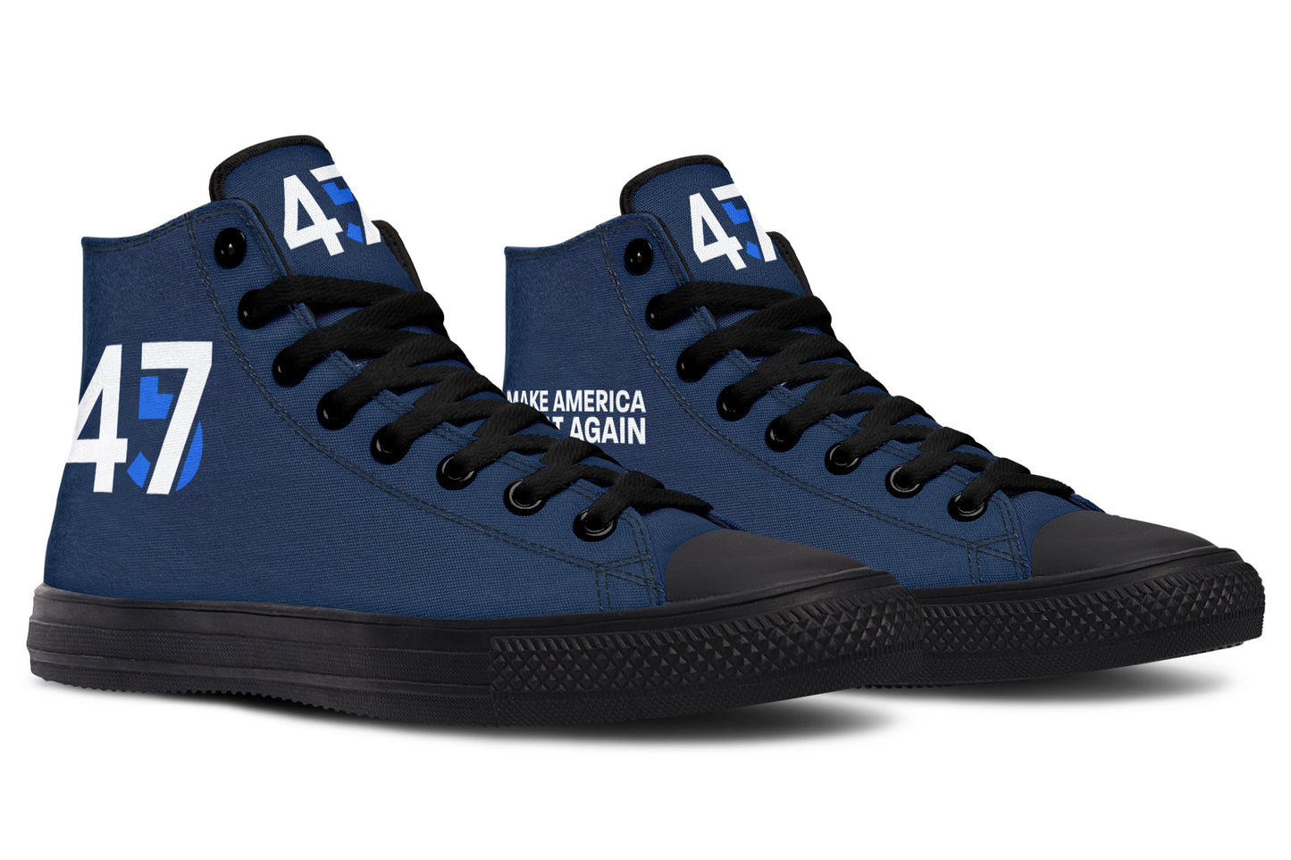 Blue 45-47 MAGA Hightops
