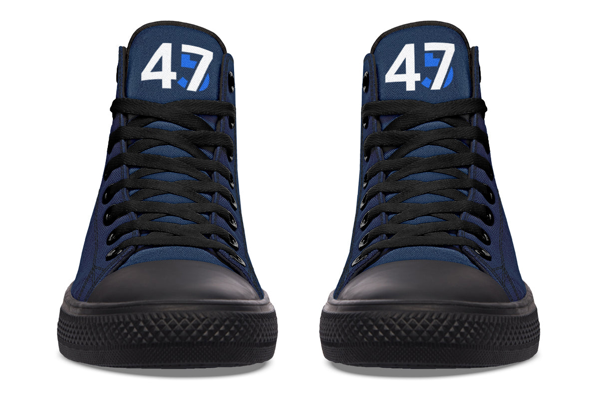 Blue 45-47 MAGA Hightops