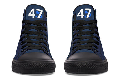 Blue 45-47 MAGA Hightops