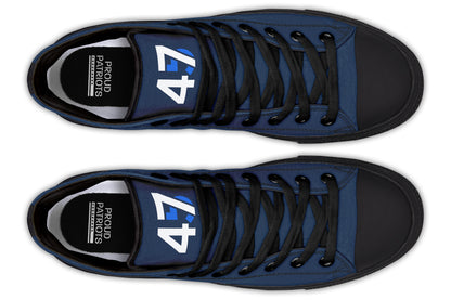 Blue 45-47 MAGA Hightops