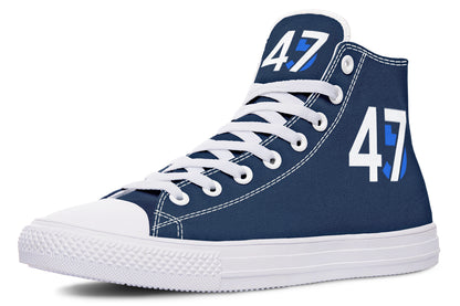 Blue 45-47 MAGA Hightops