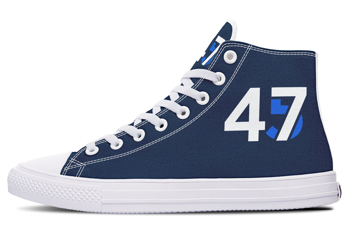 Blue 45-47 MAGA Hightops