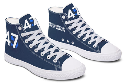 Blue 45-47 MAGA Hightops