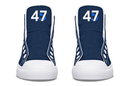 Blue 45-47 MAGA Hightops
