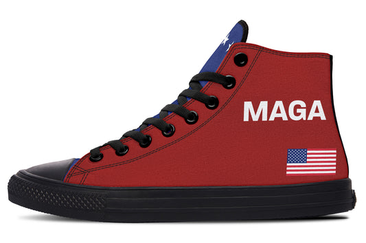 Red White Blue MAGA Hightops