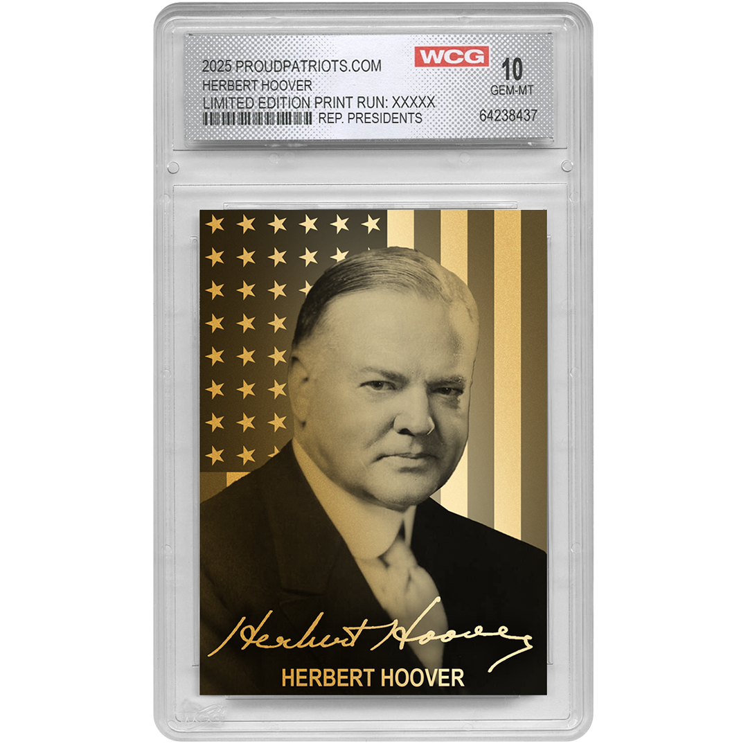 [GOLD EDITION] Republican Presidents Trading Card Collection | Individually Numbered | Only 50 Available | (Buy All 20 for 20% off)