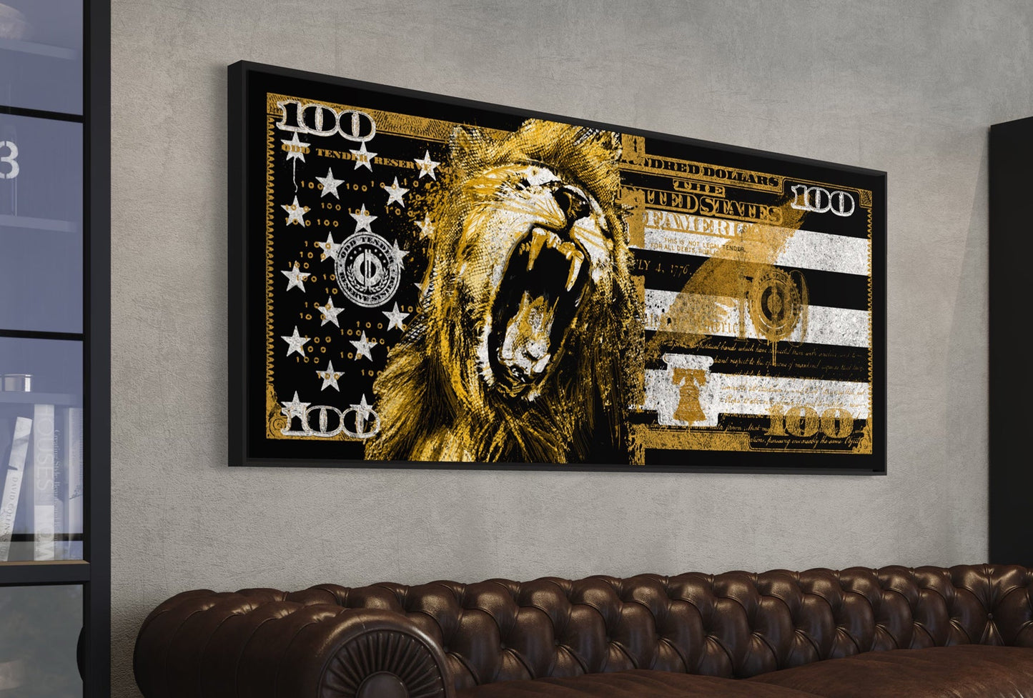 American Lion (Rolled Paper Only - You Must Get This Framed Yourself)