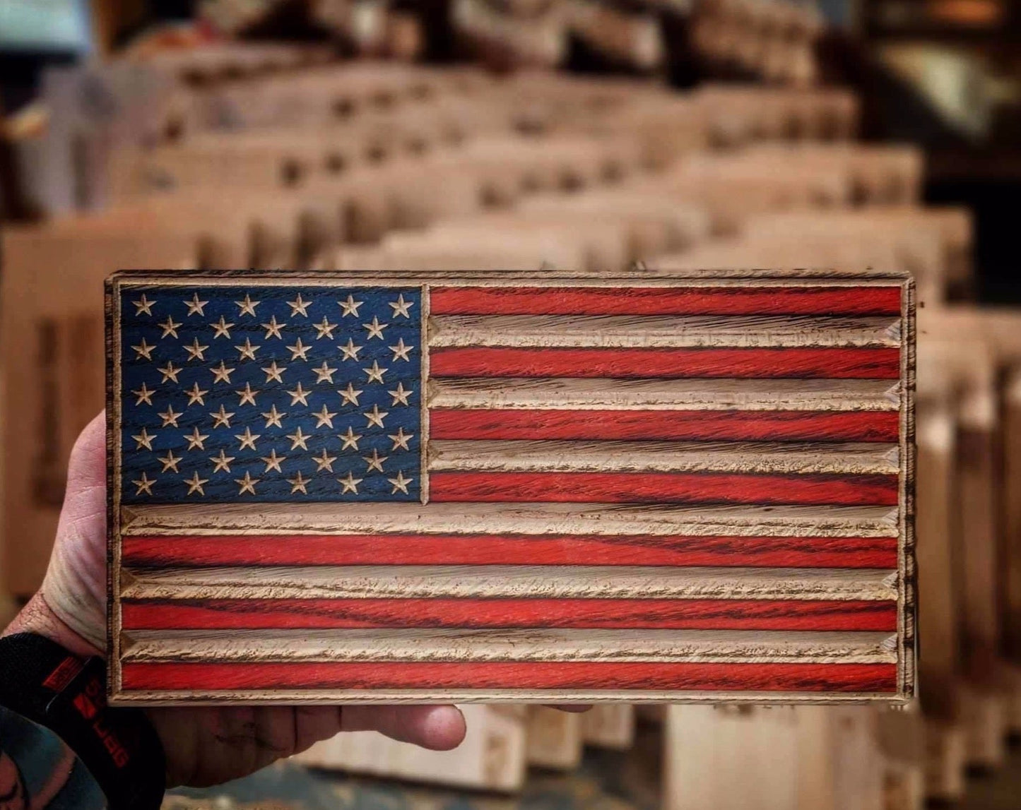 Flags of Valor - Old Glory Desk Flag