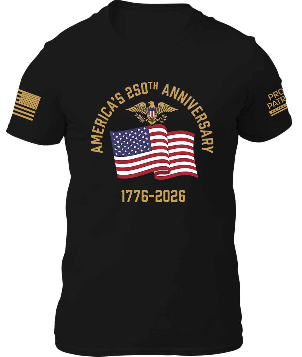 America 250th Eagle and Flag Shirt