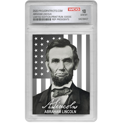 Republican Presidents Trading Card Collection (Buy All 20 for 20% off)