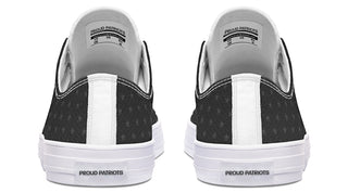 Black 45-47 Flag Lowtops