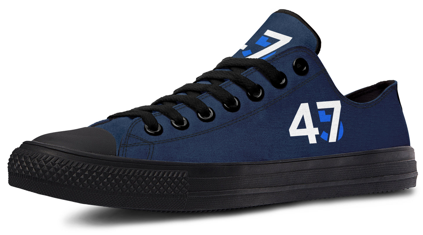 Blue 4547 MAGA Lowtops