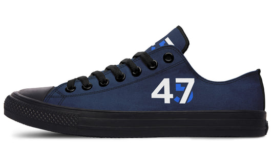 Blue 4547 MAGA Lowtops