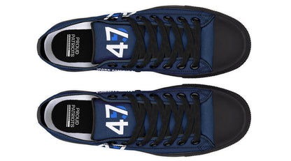 Blue 4547 MAGA Lowtops