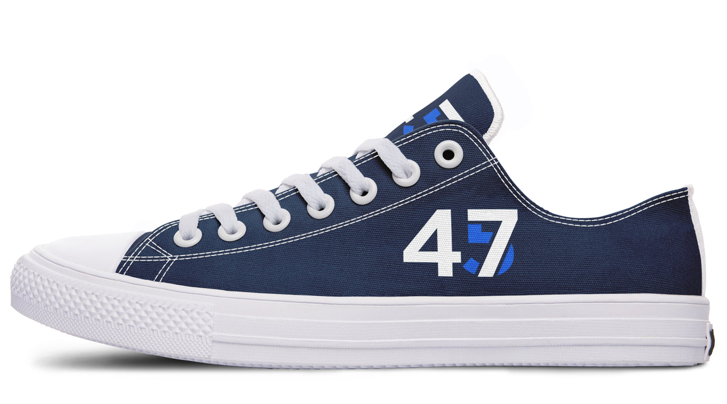 Blue 4547 MAGA Lowtops
