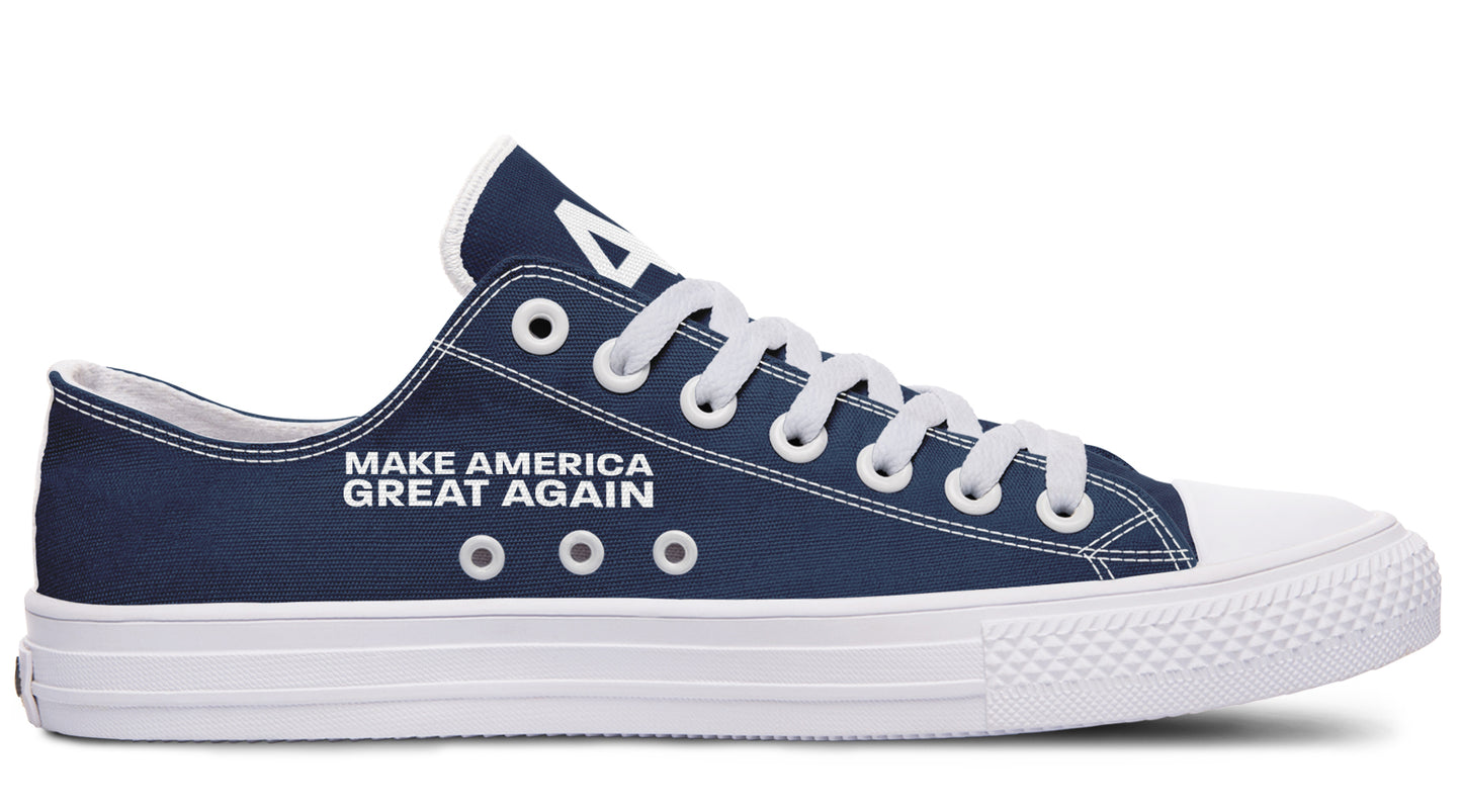 Blue 4547 MAGA Lowtops