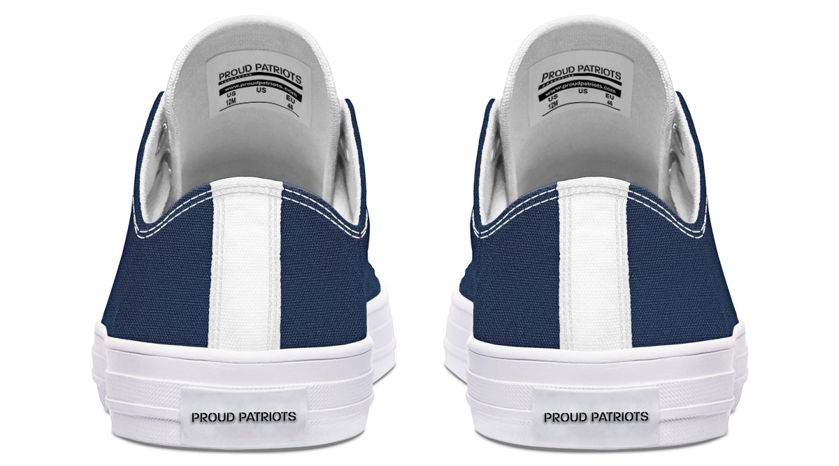 Blue 4547 MAGA Lowtops