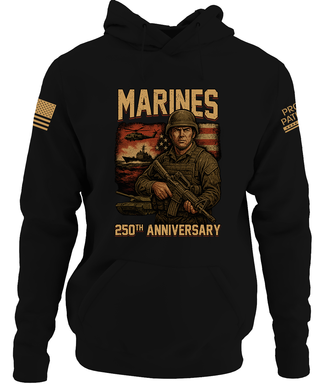 U.S. Marines 250th Anniversary Hoodie