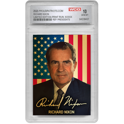 [GOLD EDITION] Republican Presidents Trading Card Collection | Individually Numbered | Only 50 Available | (Buy All 20 for 20% off)