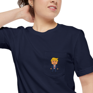 Happy Trump Pocket T‑Shirt