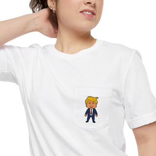 Happy Trump Pocket T‑Shirt