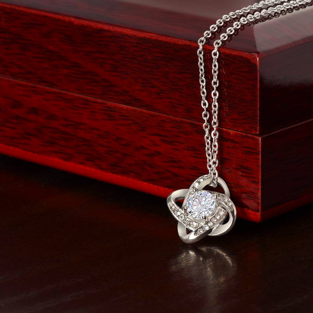 This Necklace? Not A Disaster. The Opposite. It's A Total Victory! - Love Knot Necklace Gift
