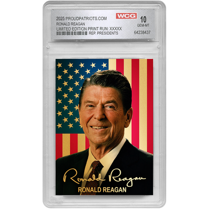 [GOLD EDITION] Republican Presidents Trading Card Collection | Individually Numbered | Only 50 Available | (Buy All 20 for 20% off)