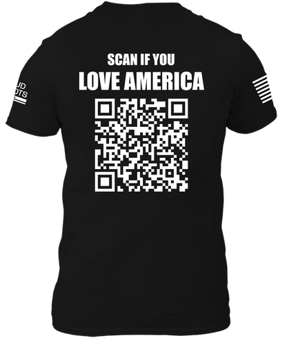 Scan If You Love America - QR Code Shirt