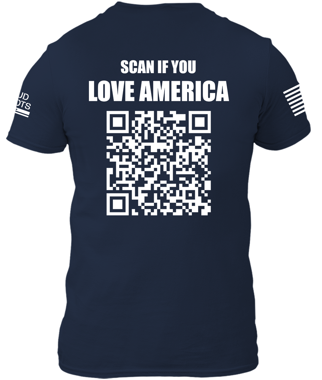 Scan If You Love America - QR Code Shirt