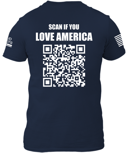 Scan If You Love America - QR Code Shirt