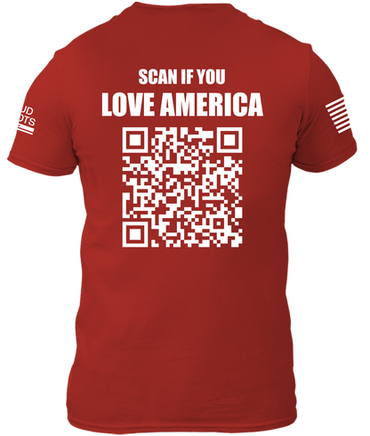 Scan If You Love America - QR Code Shirt