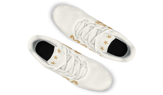 White & Gold MAGA Sneaker