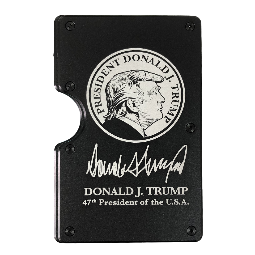 Presidential Wallet – 47th Edition Minimalist RFID Wallet (Pre-order Expected to Ship in July, 2025)