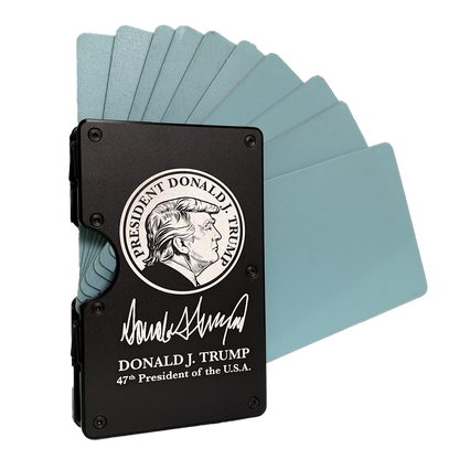 Presidential Wallet – 47th Edition Minimalist RFID Wallet (Pre-order Expected to Ship in July, 2025)